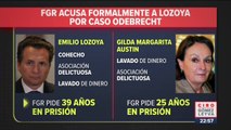 FGR pide 39 años de prisión para Emilio Lozoya