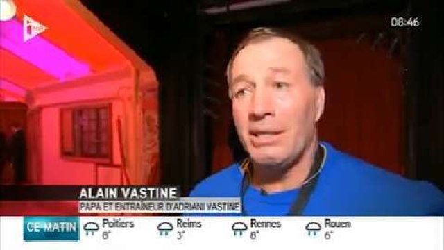 Alain Vastine, très ému, dédie la victoire de son fils Adriani à ses deux enfants décédés