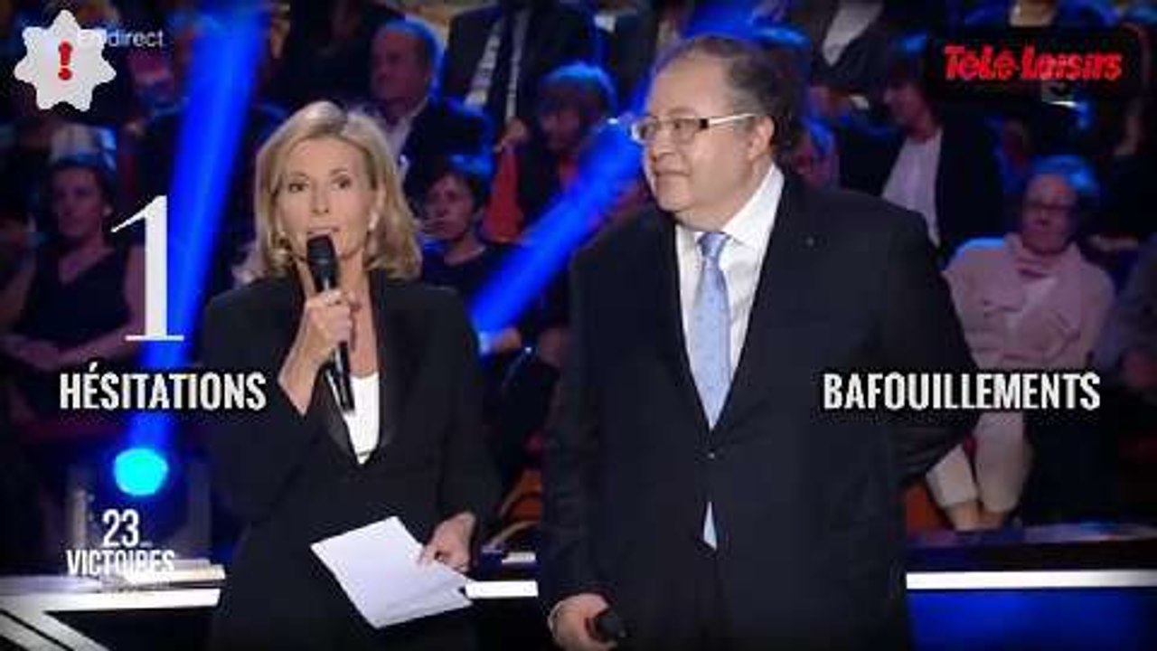 Humour. Combien de fois Claire Chazal a bafouillé et hésité aux Victoires ?