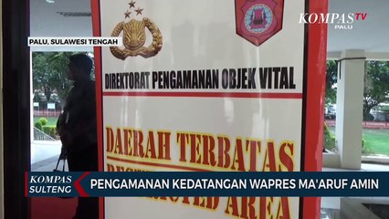 Pengamanan Kedatangan Wapres Ma'aruf Amin