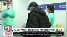 Coronavirus - Le gouvernement italien, confronté à des contaminations en forte hausse, a décidé cette nuit d'instaurer l'obligation vaccinale pour toutes les personnes âgées de plus de 50 ans
