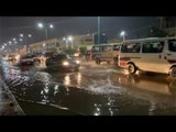 غرق شوارع المنصورة بسبب سوء الأحوال الجوية