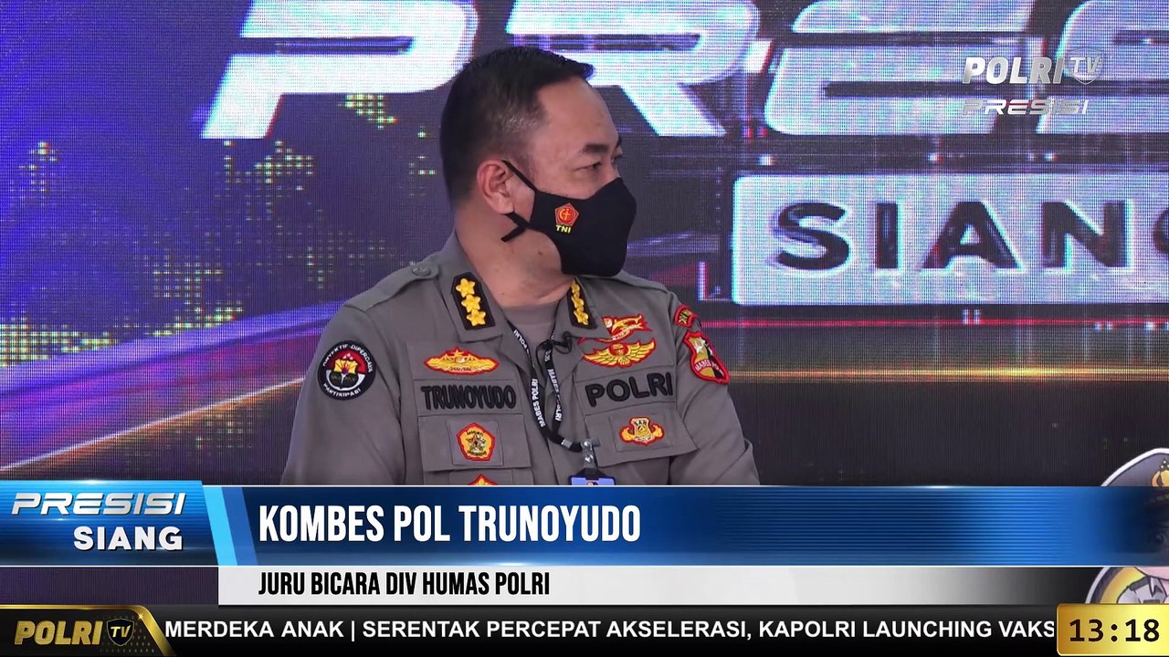 Live Dialog Bersama Kombes POL Trunoyudo- Juru Bicara Div Humas Polri Terkait Polri Luncurkan Aplikasi Karantina Presisi