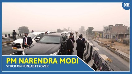 Descargar video: PM Modi stuck on Punjab flyover, Ferozepur rally cancelled; Centre says major security lapse