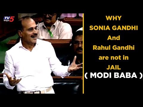 Adhir Ranjan Chowdhury INC West Bengal Leader Slams BJP with MODI BABA Slogan | TV5 Kannada