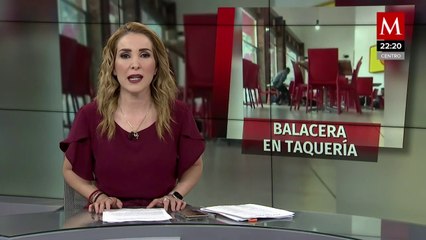 Se registra balacera afuera de taquería en Morelia