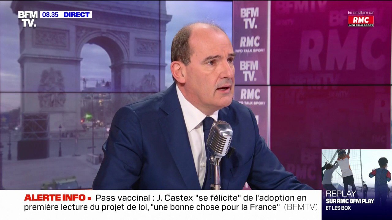Jean Castex (@JeanCASTEX): "Si vous êtes vaccinés, vous avez vingt fois moins de risques d'aller en soins critiques"
