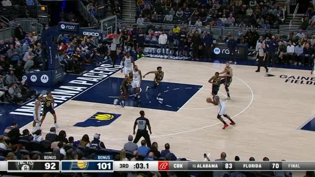 Irving sinks buzzer-beater in third quarter