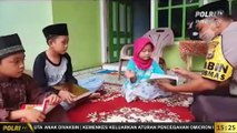 PRESISI Inspiratif : Bhabinkamtibmas Bripka Suharno Anggota  Mendirikan Pondok Ngaji dan Literasi Minat Baca Anak (2/4)