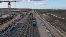 Çerkezköy-Kapıkule hızlı tren hattının yüzde 50'si tamamlandı
