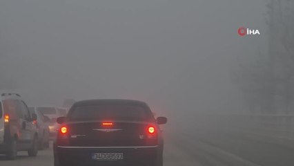 Karabük'te yoğun sis etkili oluyor