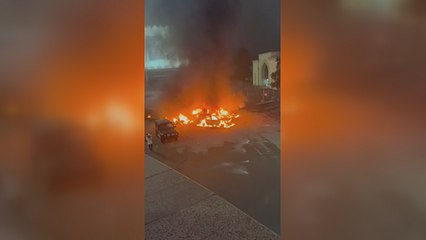 Olayların devam ettiği Kazakistan'dan görüntüler