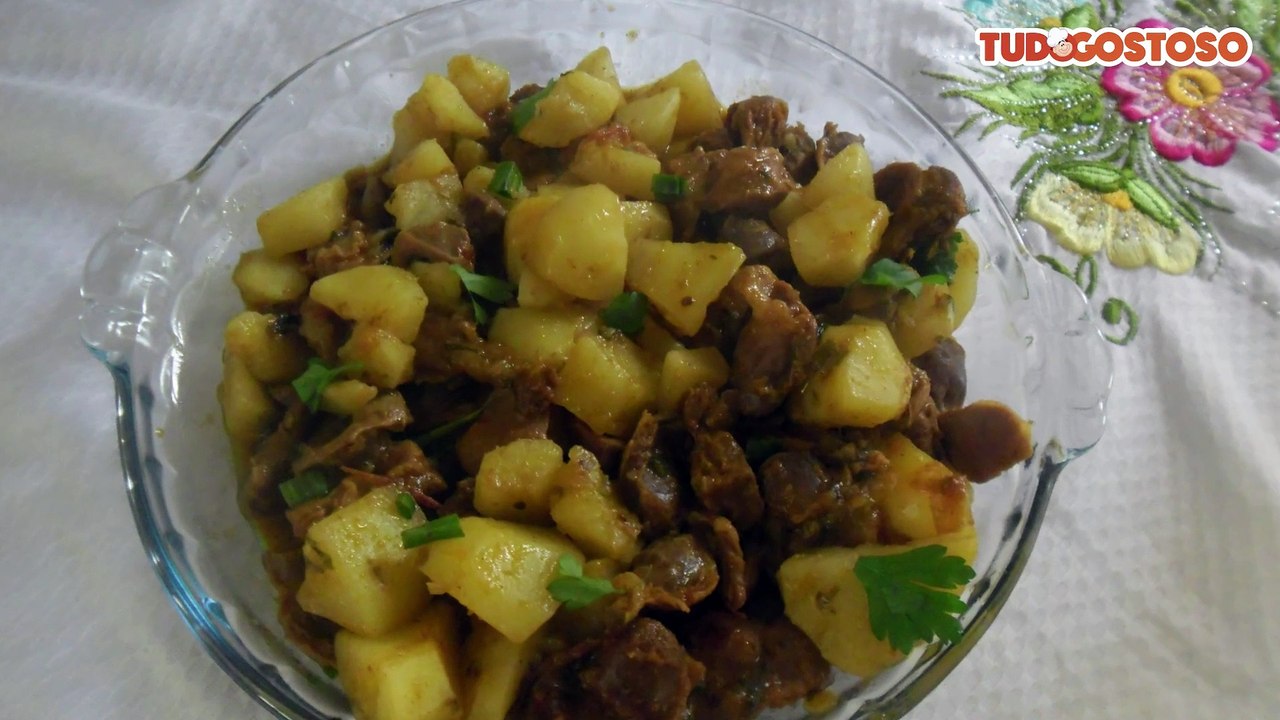 Moela com batata