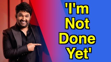 Comedian Kapil Sharma's special 'I'm Not Done Yet' first promo OUT