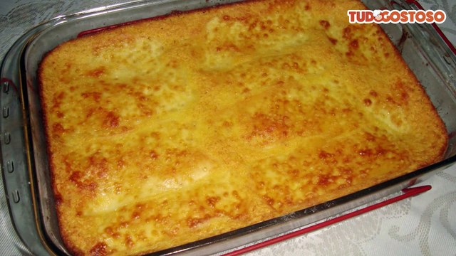 Pamonha assada no forno