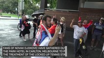 Australian authorities accused of racism by Djokovic fans