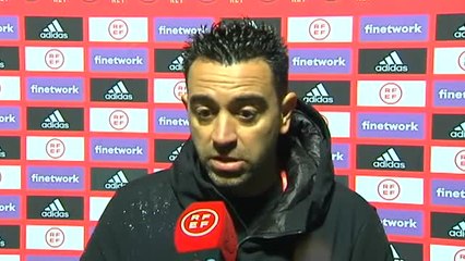 Xavi: "Ha sido una victoria de fe"