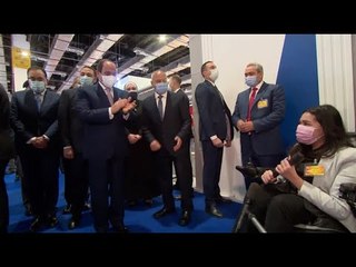 الباكية أمام السيسي بافتتاح معرض النقل الذكي: اتفاجئت بالرئيس بيصقفلي