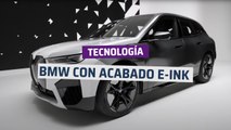 Este BMW iX tiene acabado e-ink y lo puedes cambiar de color desde tu móvil