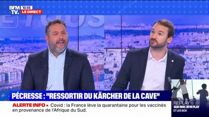 Valérie Pécresse veut "ressortir du Kärcher de la cave": Ugo Bernalicis lui répond en imitant Nicolas Sarkozy