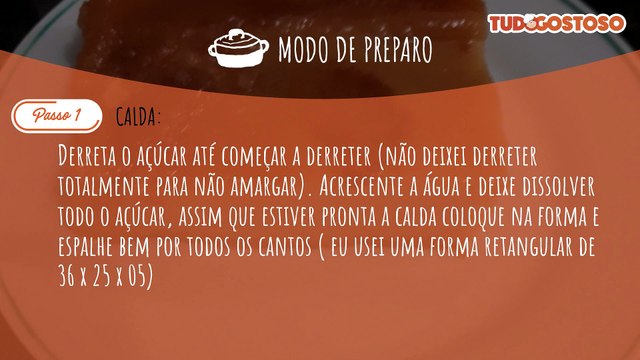 Pudim de pão direto ao forno