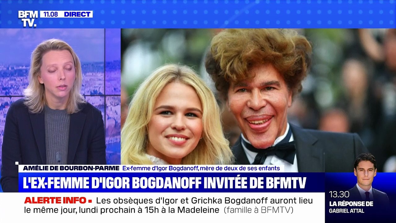 Sur BFMTV, Amélie de Bourbon-Parme, l'ex-femme d'Igor Bogdanoff, se livre sur les raisons qui ont poussé les frères à refuser la vaccination face à la Covid-19, qu'ils ont contracté et qui a mené à leur mort.