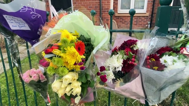 Flowers and tributes left at Raby Road after fatal collision