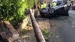Car crashes into post in Wigan