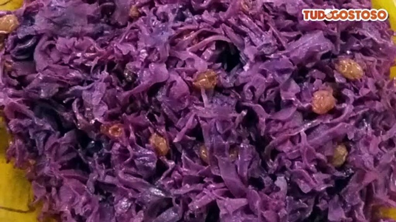 Repolho roxo com maçã (apfelrotkohl)