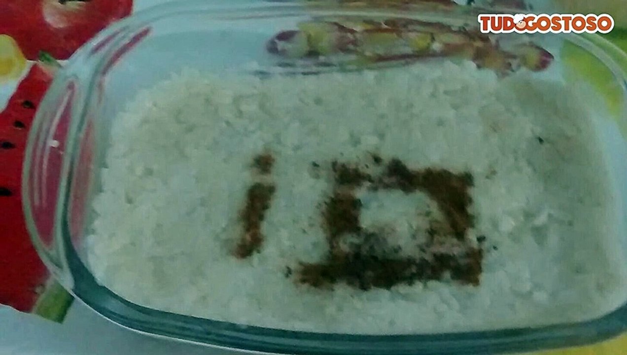 Arroz doce sem leite