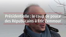 Présidentielle : le coup de pouce des Républicains à Éric Zemmour