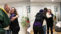 'Girl pays old roommates a surprise visit right before Christmas *Wholesome Reactions*'