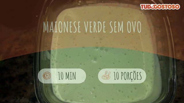 Maionese verde sem ovo