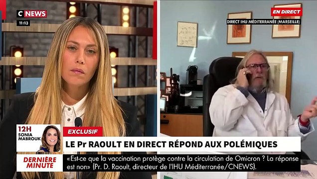 EXCLU - Le Pr Raoult dans Morandini Live sur CNews: Les frères Bogdanoff auraient dû se vacciner contre le Covid-19 - VIDEO