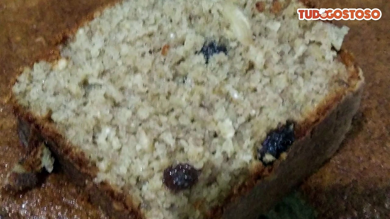 Bolo de banana e aveia da Vivi