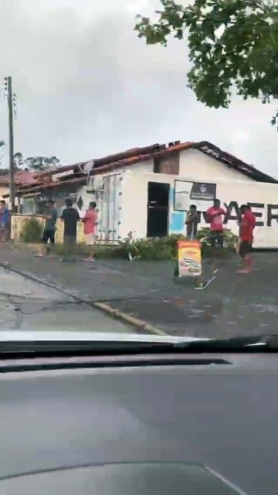 Imagens mostram destruição em Timbó