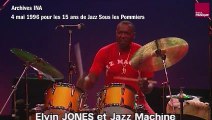 Elvin Jones à Jazz Sous les Pommiers en 1996