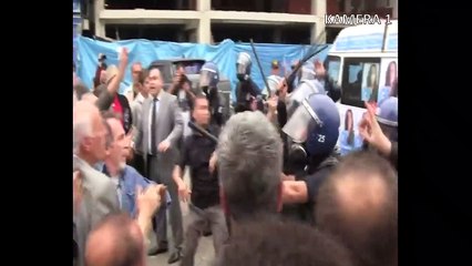 Mahkemede izletilen Metin Lokumcu’nun gaza maruz kaldığı anlar