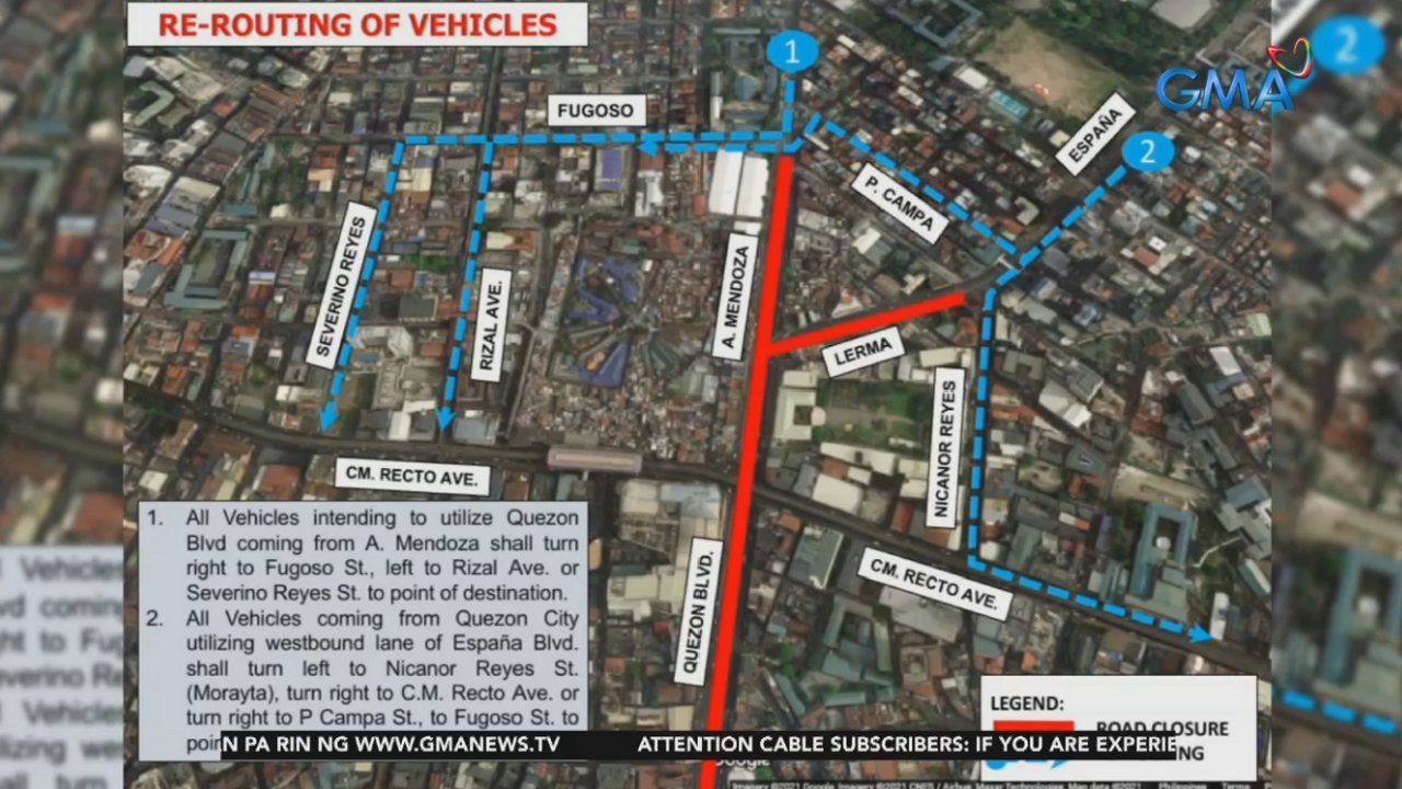 Mga kalsada sa paligid ng Quiapo church, hinarangan para 'di na malapitan ang simbahan | 24 Oras