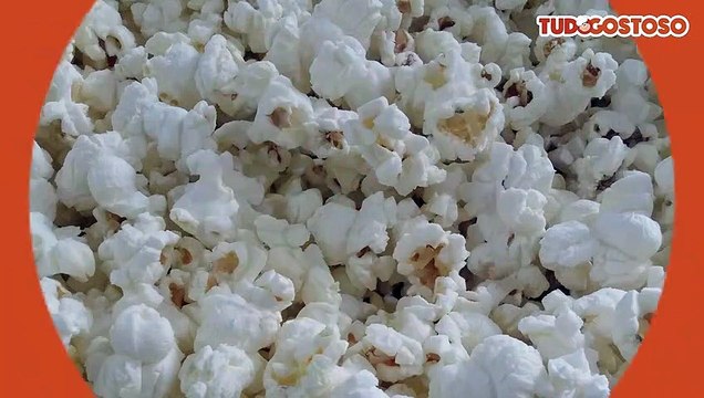 Pipoca de micro-ondas com milho comum