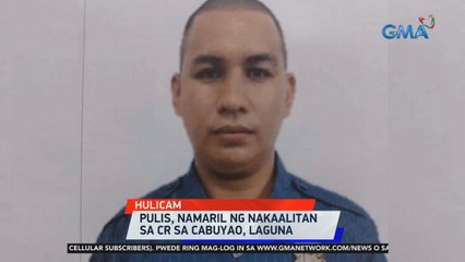 Pulis, namaril ng nakaalitan sa CR sa Cabuyao, Laguna | 24 Oras