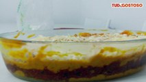 Escondidinho de carne moída e abóbora