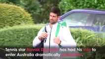 Djokovic detained in Australia as he fights deportation