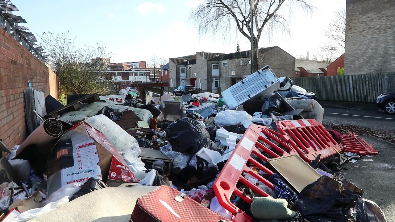 State of the streets fury as flytippers dump 30ft mountain of rubbish