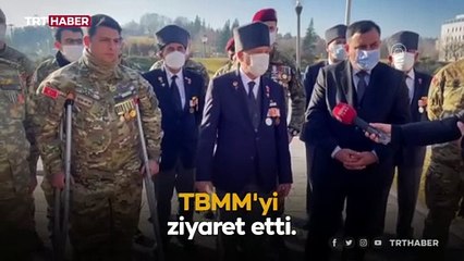 Türkiye ve Azerbaycan gazileri TBMM'yi ziyaret etti