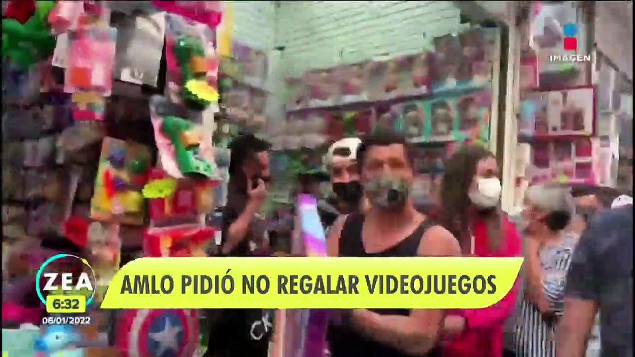 López Obrador aconsejó a los Reyes Magos no regalar videojuegos