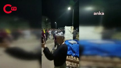 Akkuyu işçileri eylem yaptı