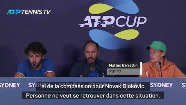 Open d'Australie - Berrettini sur Djokovic : J'ai de la compassion pour Novak