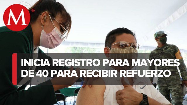 ¿Tienes 40 años o más? Abren registro para recibir refuerzo de la vacuna contra covid-19