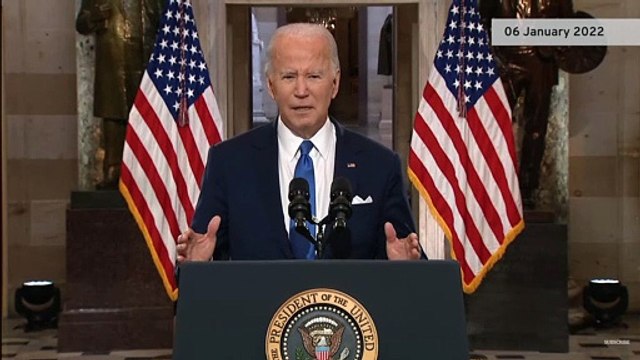 Joe Biden address US on anniversary of Capitol Hill Riots